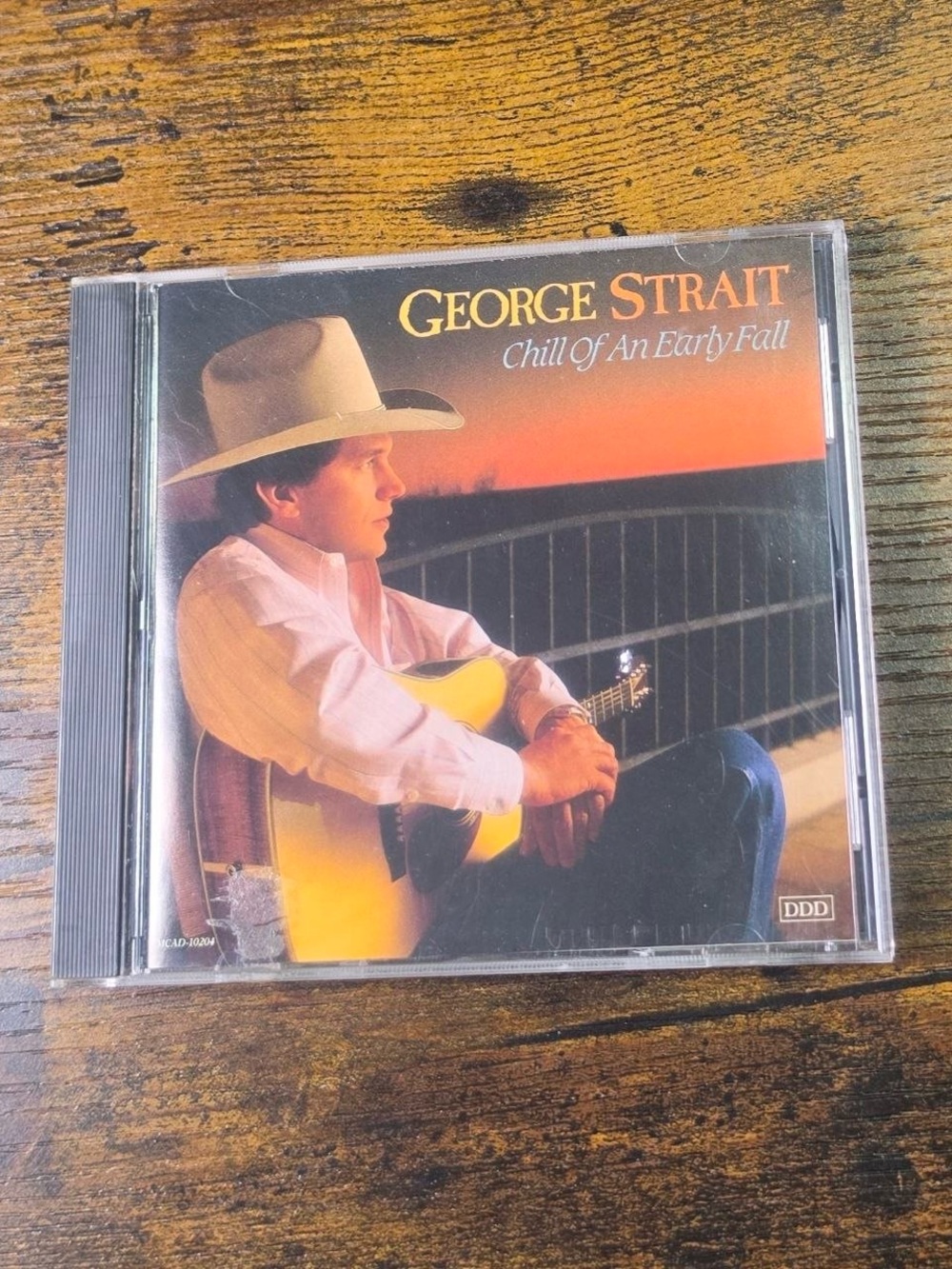 George Strait "Chill Of An Early Fall" CD - Orange & Black Cover